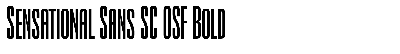 Sensational Sans SC OSF Bold